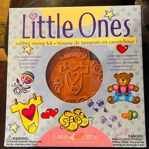 Rubber Stamp Kit BABY Little Ones Rubber Stampede  Scrapbook Cards Crafting NEW!